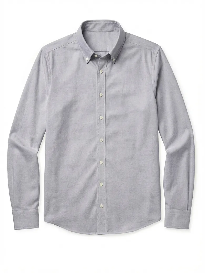 Easy-iron poplin shirt