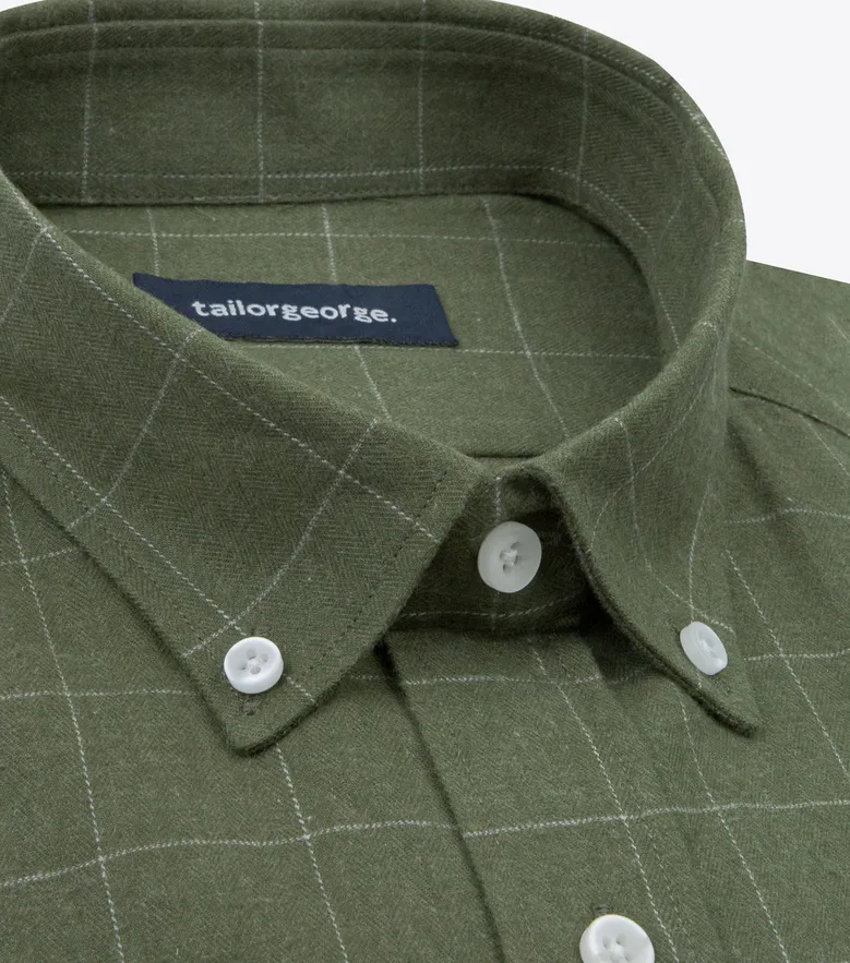 Easy-iron poplin shirt
