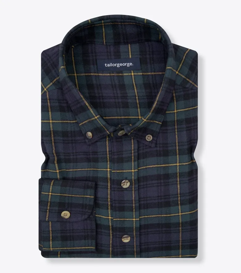 Easy-iron poplin shirt