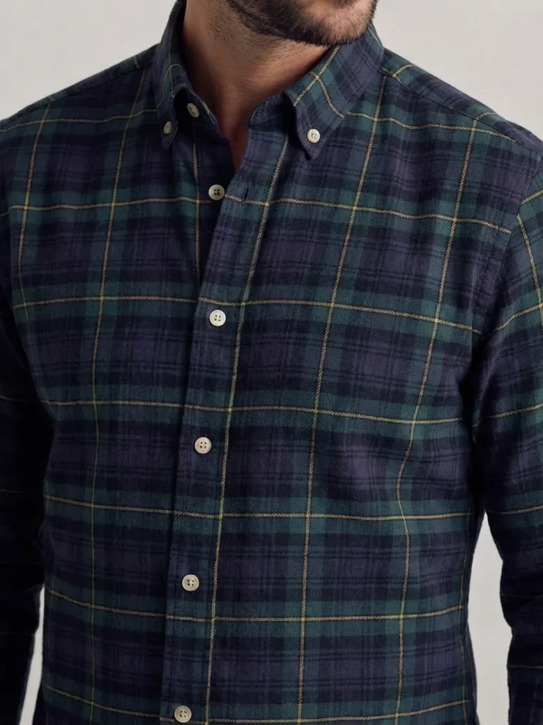 Easy-iron poplin shirt