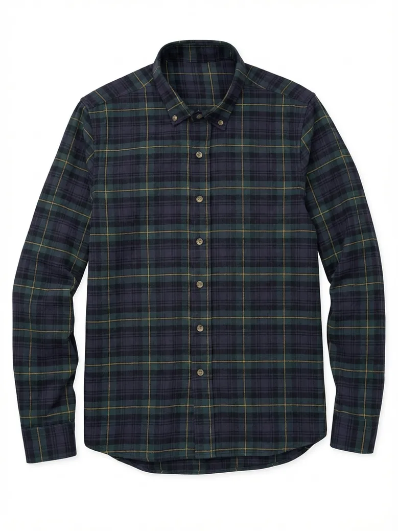 Easy-iron poplin shirt