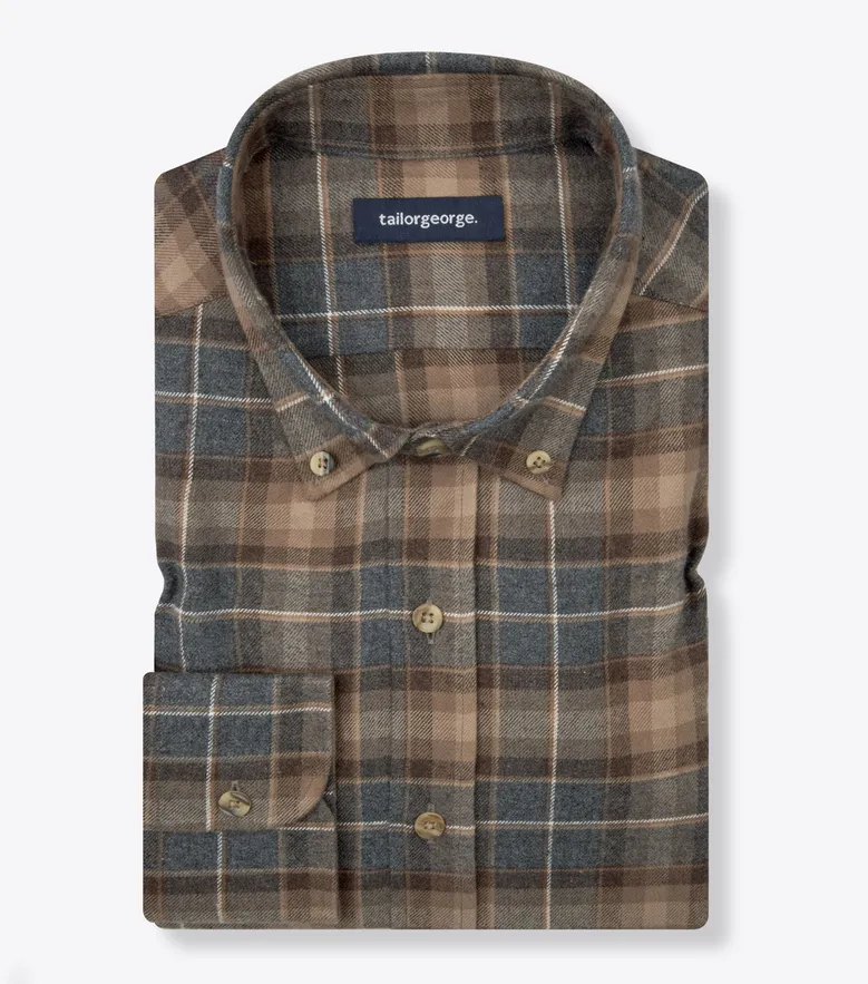 Easy-iron poplin shirt