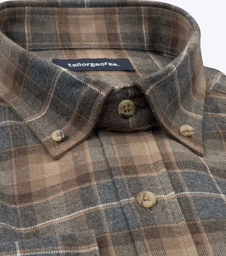 Easy-iron poplin shirt