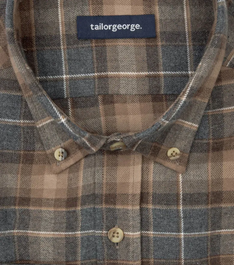 Easy-iron poplin shirt