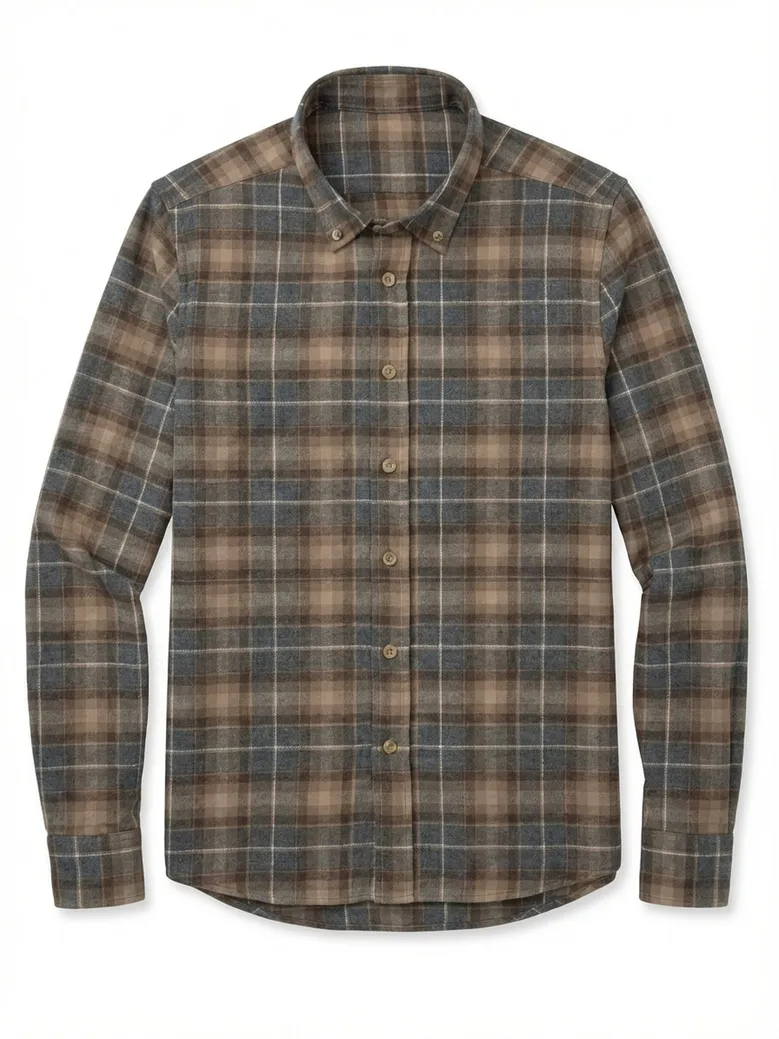Easy-iron poplin shirt