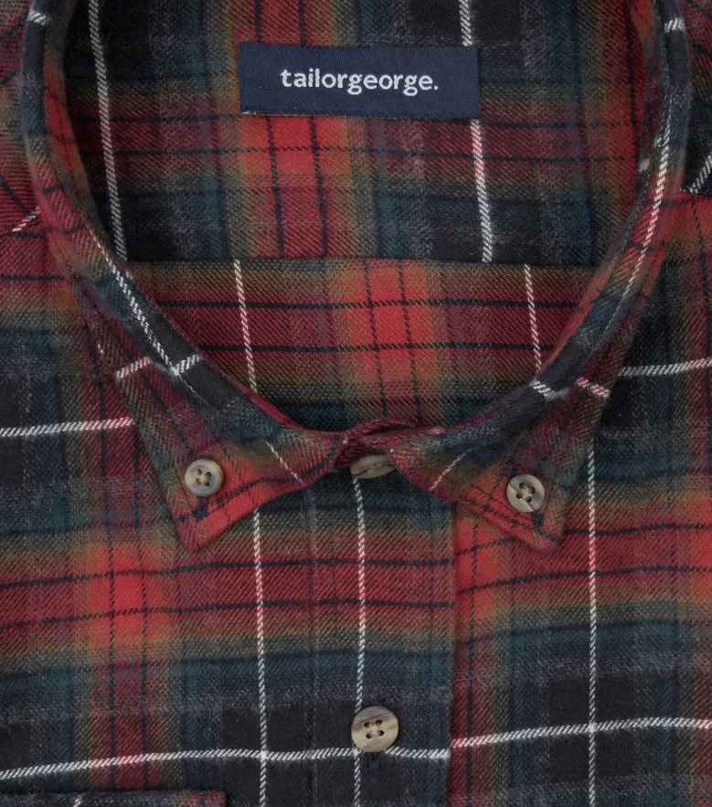 Easy-iron poplin shirt