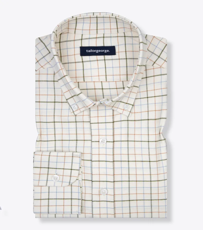 Easy-iron poplin shirt