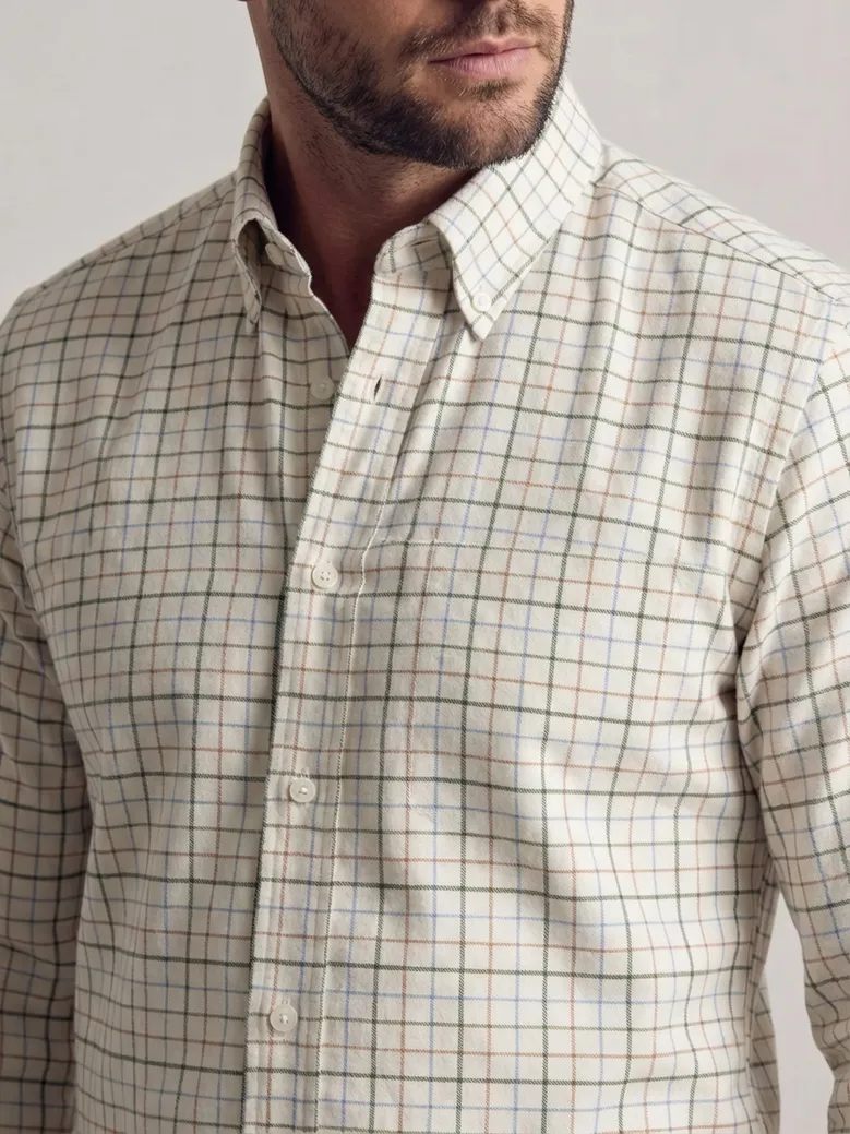 Easy-iron poplin shirt