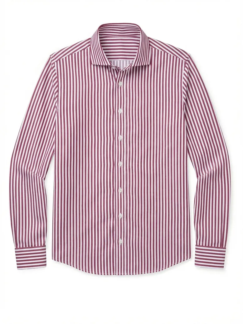 Easy-iron poplin shirt