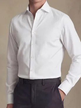 Chemise en popeline facile à repasser