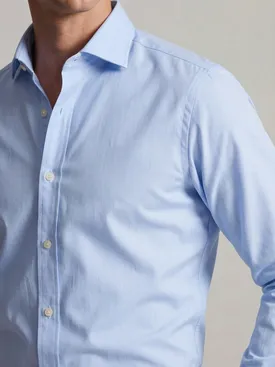 Chemise en popeline facile à repasser