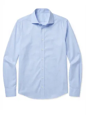 Chemise en popeline facile à repasser