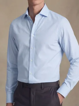 Chemise en popeline facile à repasser