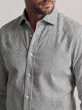 Chemise à motif en flanelle très légère