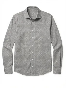 Chemise à motif en flanelle très légère