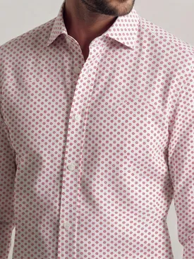 Chemise en popeline imprimée