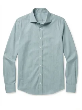 Chemise en fil-à-fil facile à repasser