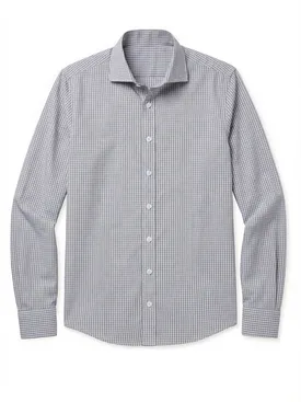 Chemise en popeline facile à repasser