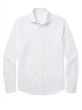 Chemise en twill infroissable