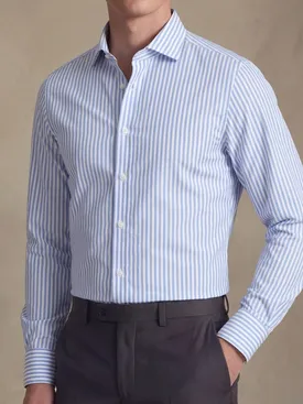 Chemise en popeline facile à repasser