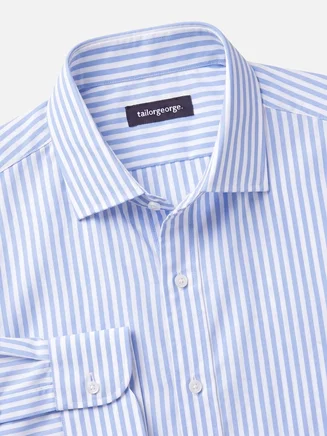 Easy-iron poplin shirt