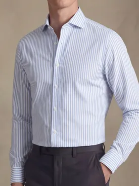 Chemise en popeline facile à repasser