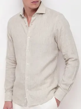 Chemise en lin épais et résistant