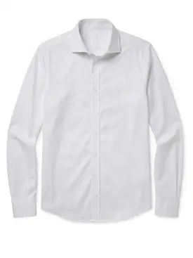 Chemise en popeline à carreaux gris
