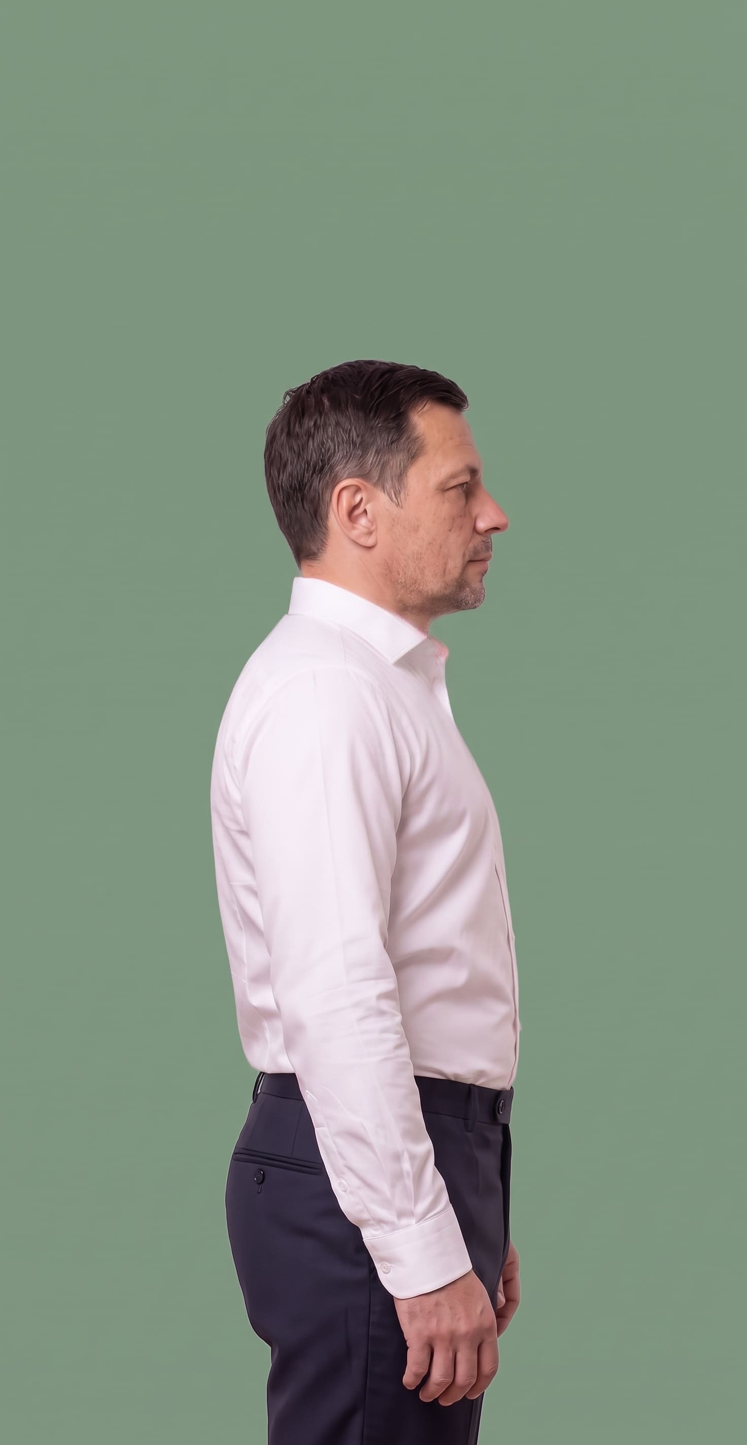 Easy-iron poplin shirt